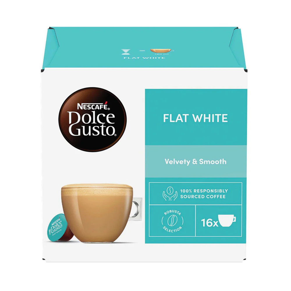 Nescafe Dolce Gusto Flat White - 16 Capsules