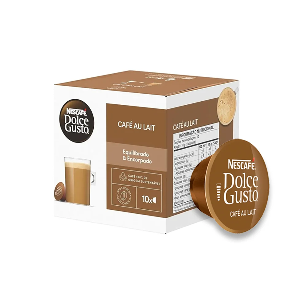 Nescafe Café Au Lait Dolce Gusto Coffee Capsules - 16 Capsules