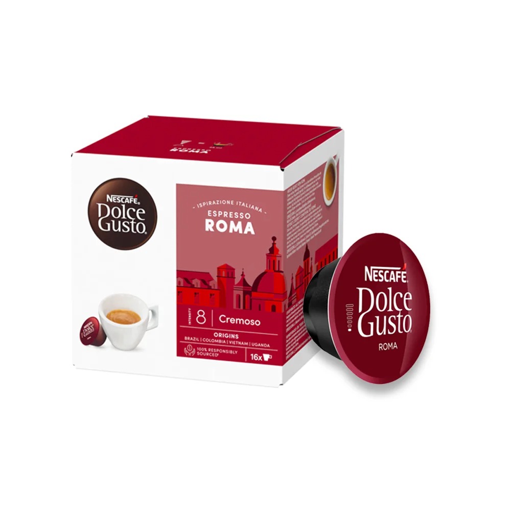 Nescafe Dolce Gusto Espresso Roma Coffee Capsules - 16 Capsules