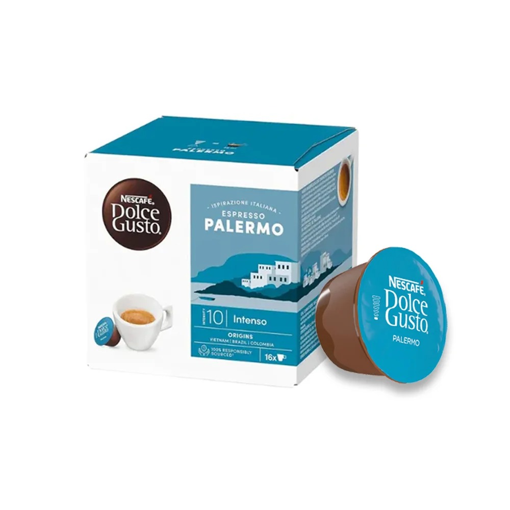Nescafe Espresso Palermo Dolce Gusto Coffee Capsules - 16 Capsules