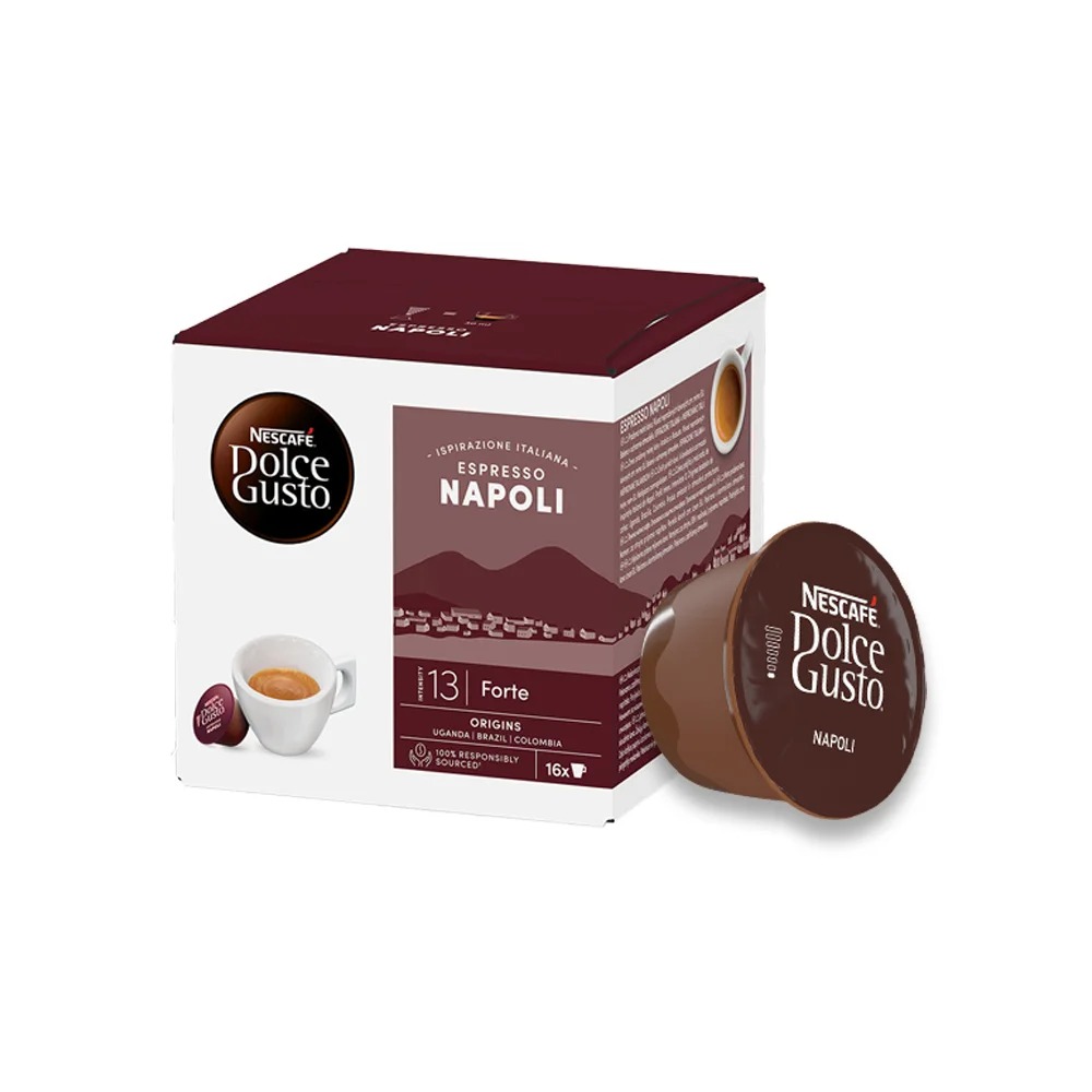 Nescafe Dolce Gusto Espresso Napoli Coffee Capsules 16 Capsules