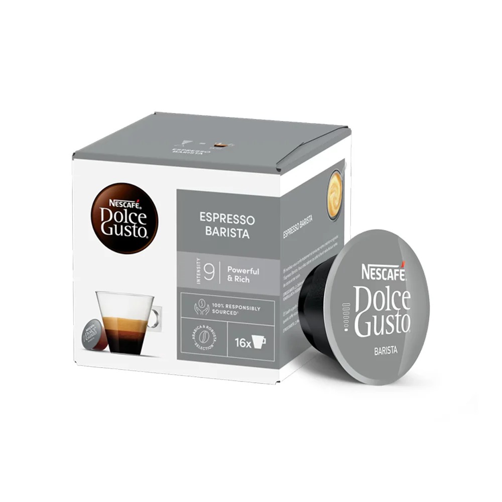 Nescafe Dolce Gusto Espresso Barista Coffee Capsules - 16 Capsules