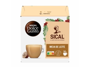Nescafe Dolce Gusto Sical Meia De Laite Coffee Capsules - 16 Capsules