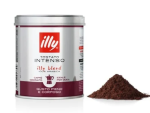 illy Tostato Intenso Ground Coffee For Moka Pot 125g